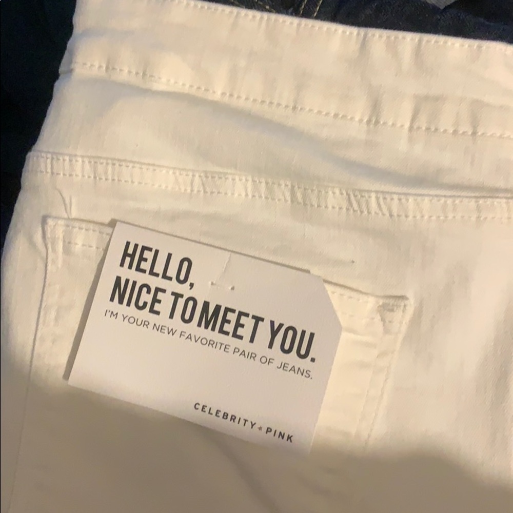 White jeans